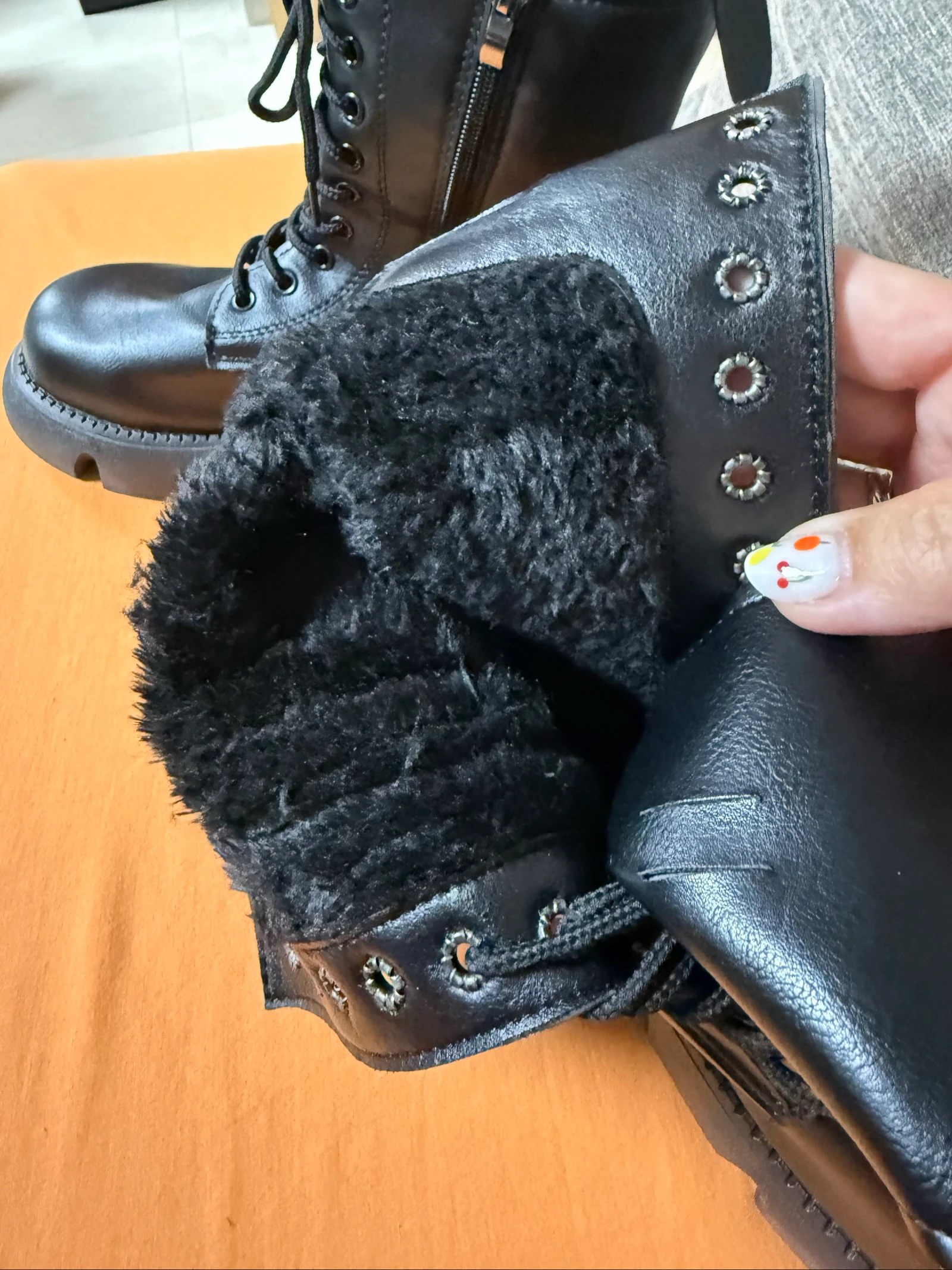 Bota estilo militar calentitas por dentro  – photo 6